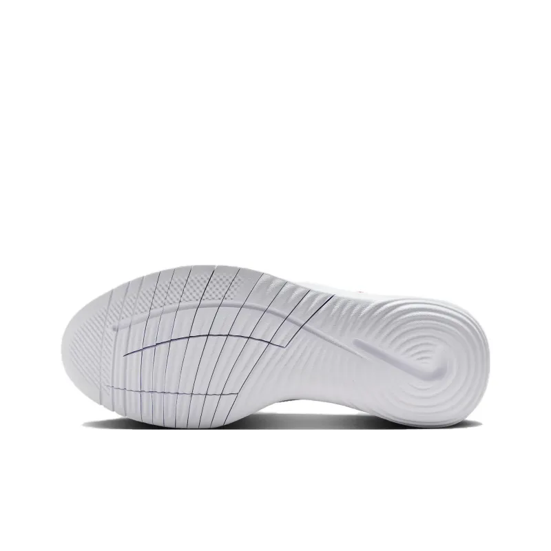 Nike Flex Experience Run 12 Anti Slip Wear Resistant Low Top Casual Running Shoes Men's White Red Extra Wide-4