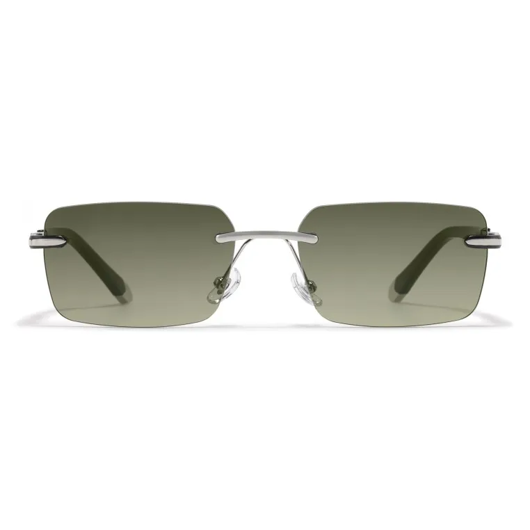 Sagawa Metal TR/Memory Plastic Square Sunglasses Unisex-11