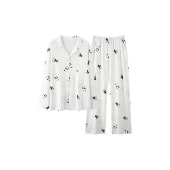 XIAFENYAN Pajama Set Unisex White
