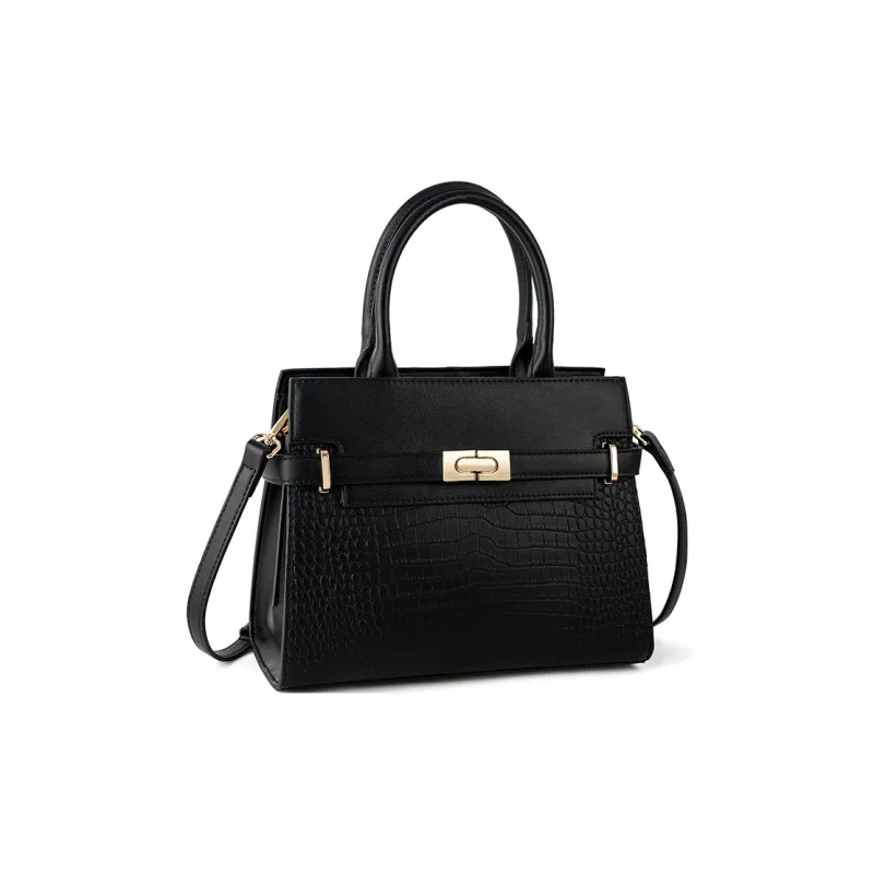 Vigno Synthetic Leather Handbag One Shoulder Crossbody Tote Pack Regular Women's Apricot-13