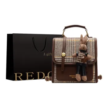 REDOO PU Carry Backpack Women's Black/Blue/Pink/Brown/Ecru