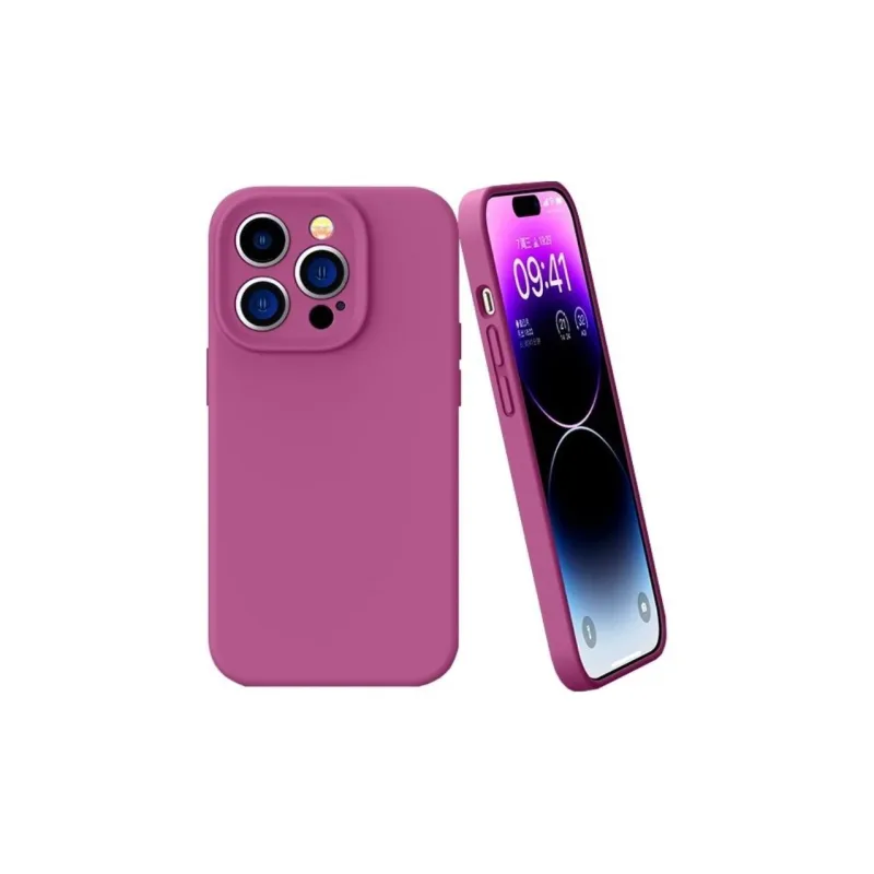 Wei Xin Silicone Material Solid Color Phone Cases Compatible With IPhone 16/15 Pro Max/Apple 13/14 Pro/Max-2