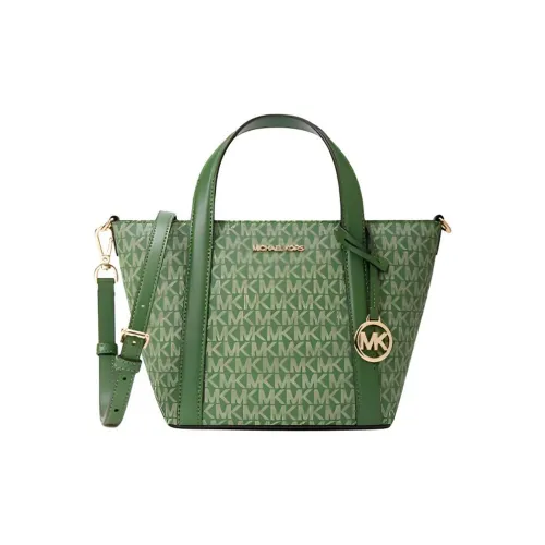 MICHAEL KORS Artificial Leather Tote Bag, Shopping Bag, Shoulder Bag, Crossbody Bag, Handbag Small Size Women's Green