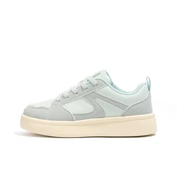 Babaya Slip Resistant Lightweight Breathable Low Top Skateboard Shoes Women's Blue Gray