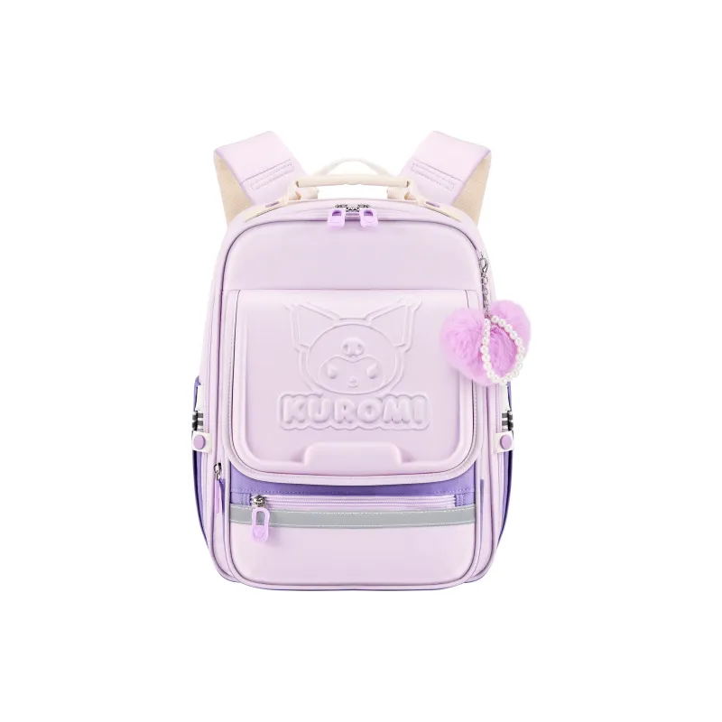Hello Kitty Sanrio Series Artificial Leather With Polyester Student Bag Taro Purple-1