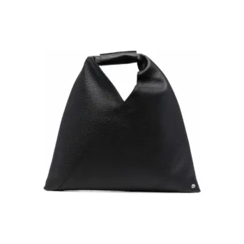 MM6 Maison Margiela Calfskin Handbag Women's Black