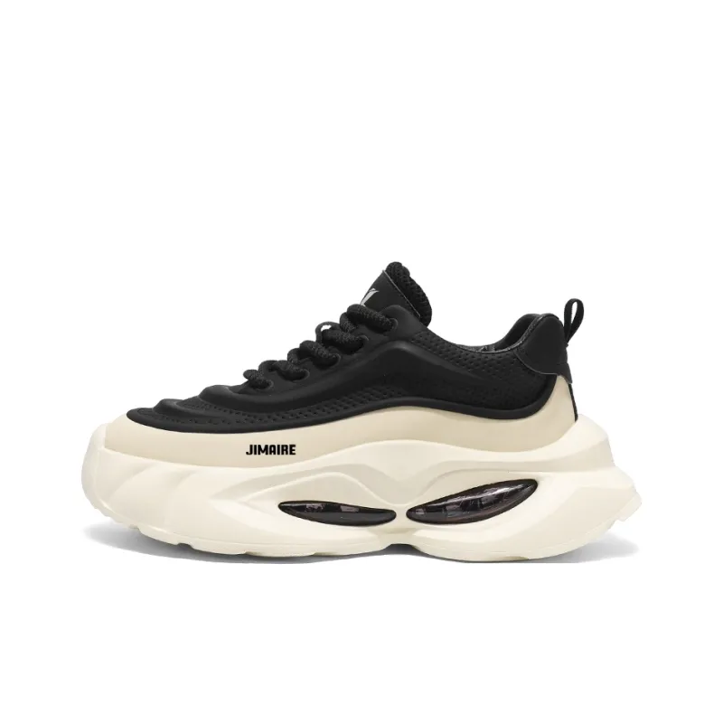 King Jinmai Cushioning Anti Slip And Wear Resistant Height Increasing Low Top Chunky Sneakers Men's-10