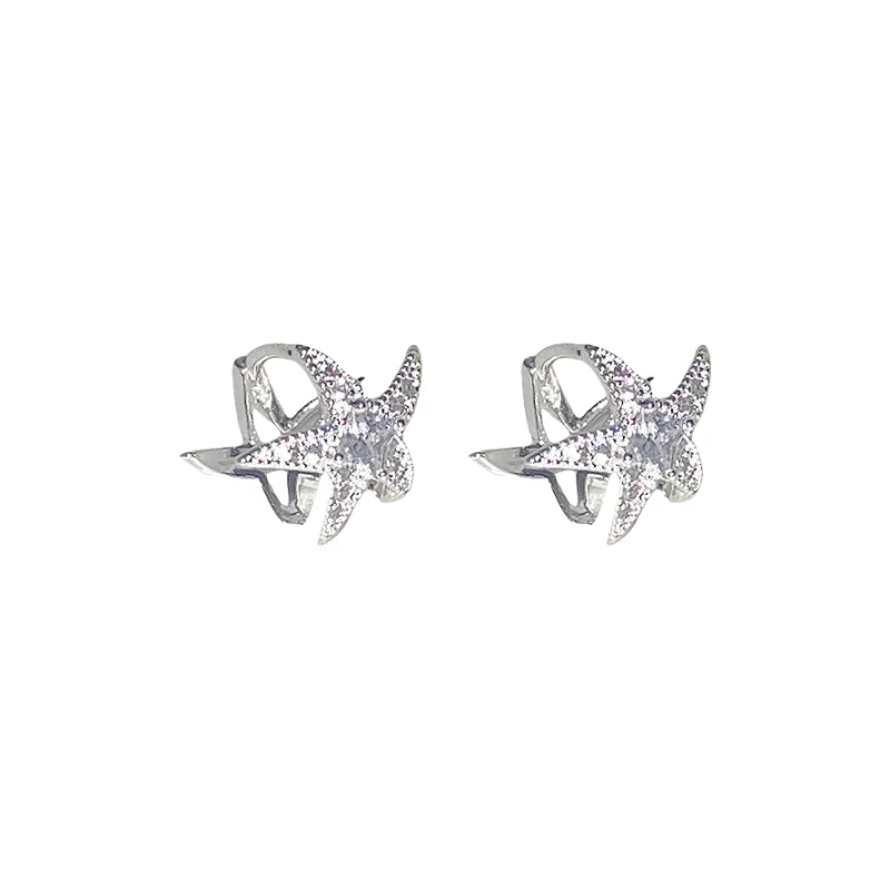 EAR PARTNER 925 Silver Needles Earrings Women's-1