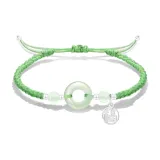 Fu Bell and Knot Bracelet (Green Lanyard)