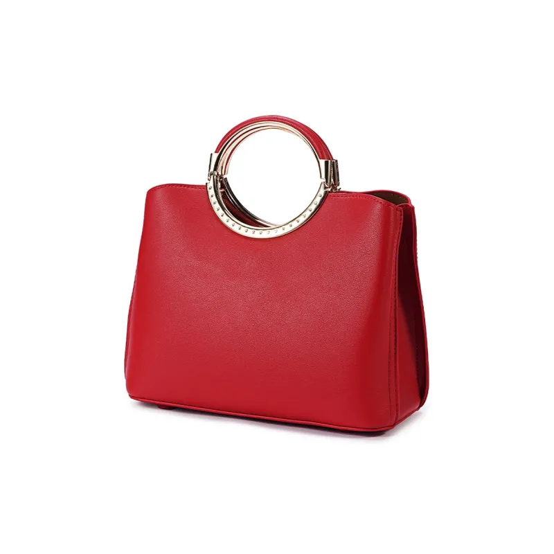 Dubaolu PU Handbag Medium Size Women's Multicolor-6