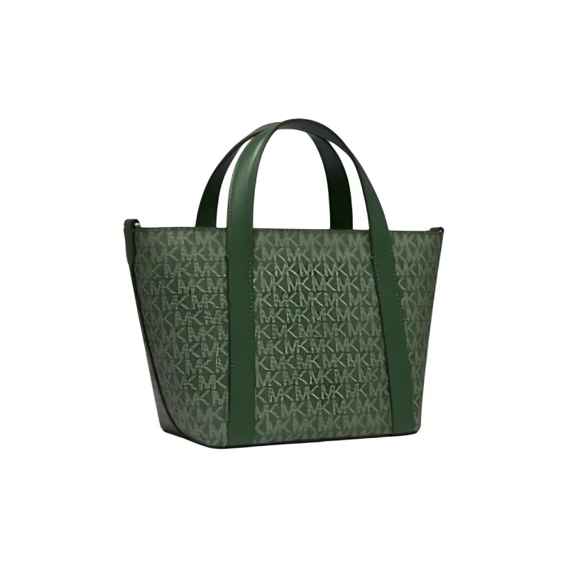 MICHAEL KORS Artificial Leather Tote Bag, Shopping Bag, Shoulder Bag, Crossbody Bag, Handbag Small Size Women's Green-1