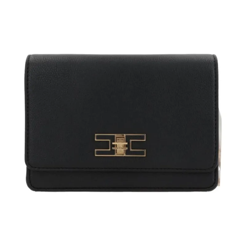 Elisabetta Franchi Groumette Chain Small Shoulder Bag-0