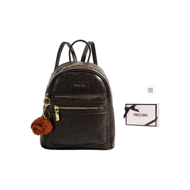MINLUBAOLUO PU Casual Versatile Students Backpack Regular Women's Multicolor-4