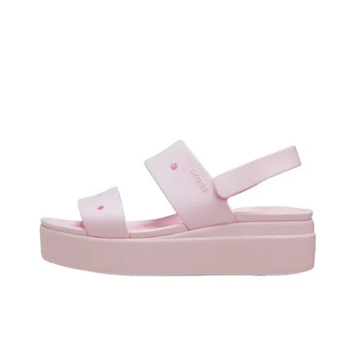 Crocs Brooklyn Beach Sandals Women's Pink
