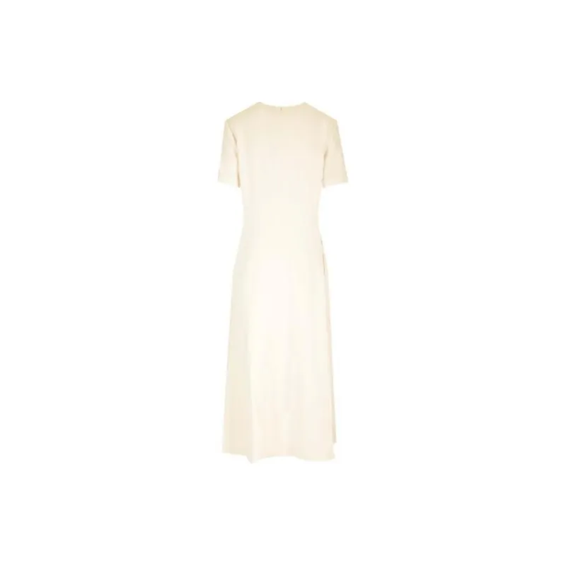 THEORY Crepe Flared Hem Midi Dress-1