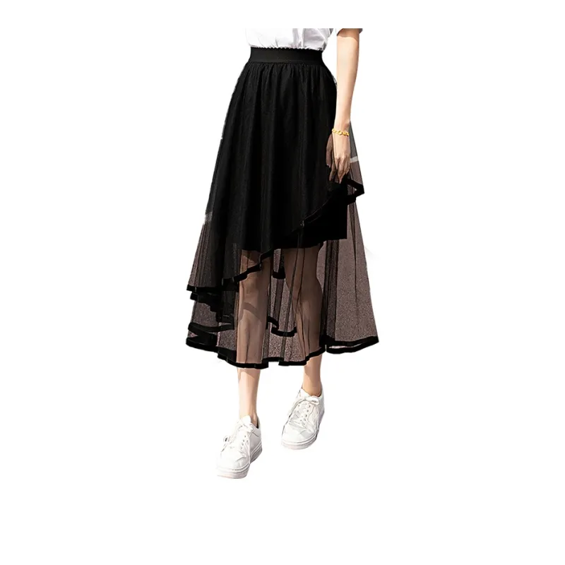 Cypress House Casual Long Skirt Women's Black-1
