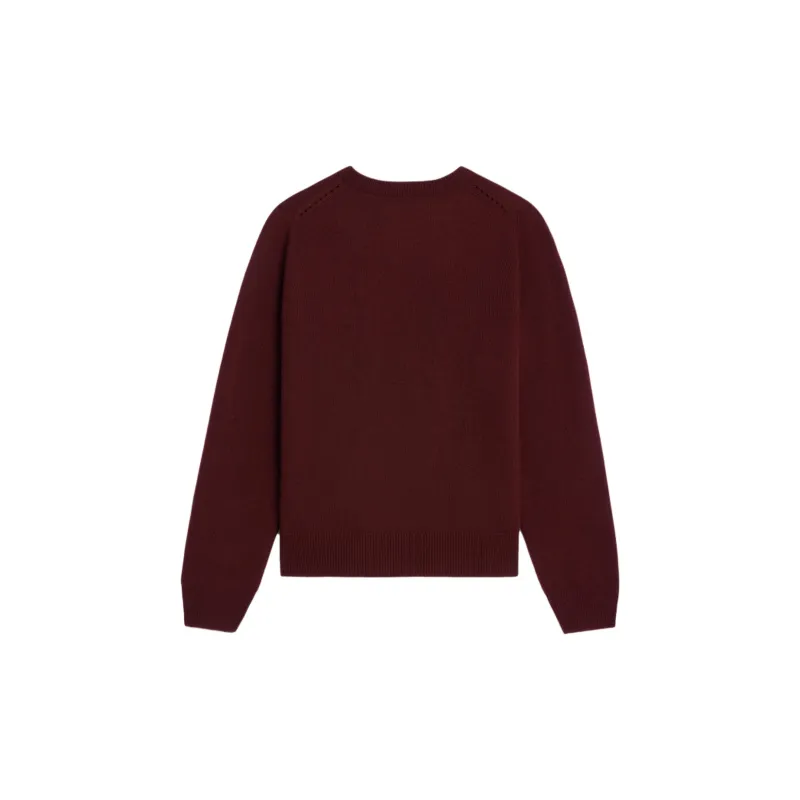 CELINE Logo Detailed Crewneck Knit Sweater-1