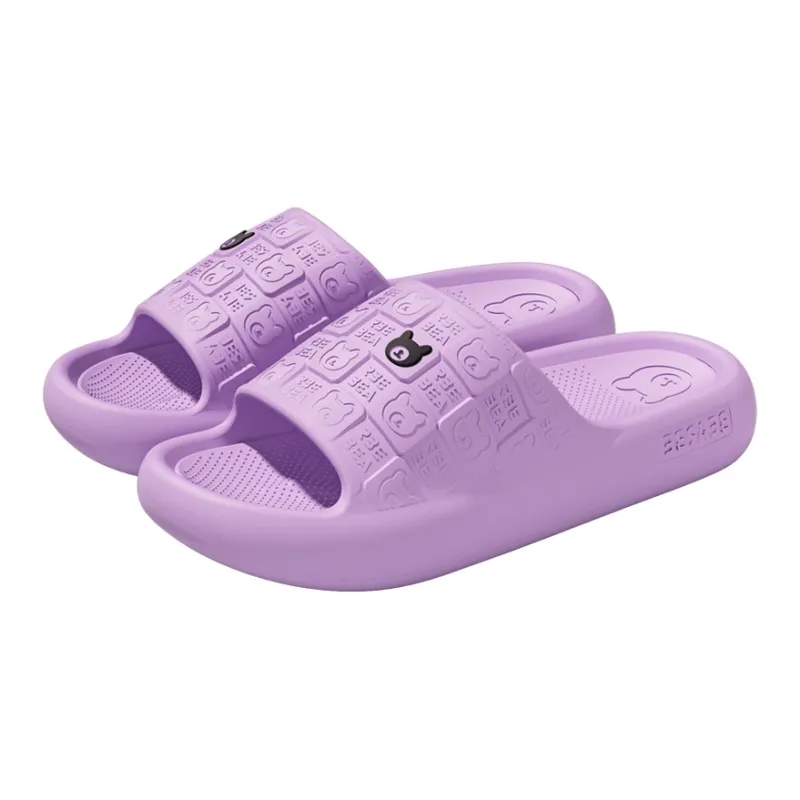 Foot Recreation Summer Indoor Bathing Slip Resistant Squashy And Bouncy Feeling Platform Home Slippers-24