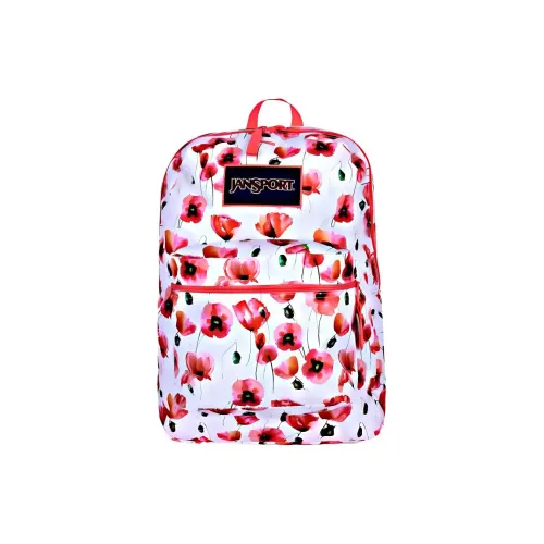JanSport Polyester Backpack Medium Size Women
s Innocent Pink Blossom