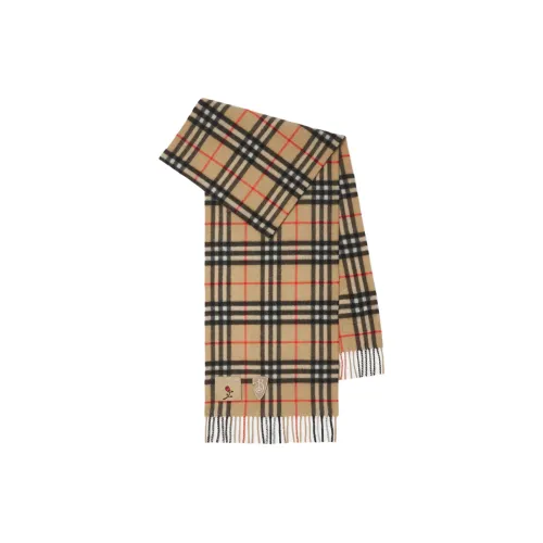 Burberry Badge Check Cashmere Scarf