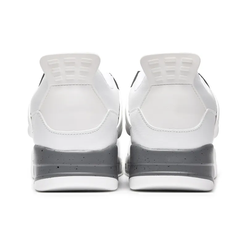 CHERRY&KALIKA Skateboard Shoes Unisex Low Top White Gray-5