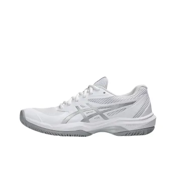 Asics Low Top Tennis Shoes Women's White Silver