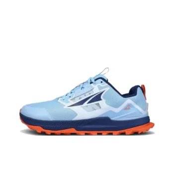 Altra Lone Peak 7 Wear-Resistant Low-Top Running Shoes Women's Blue Orange