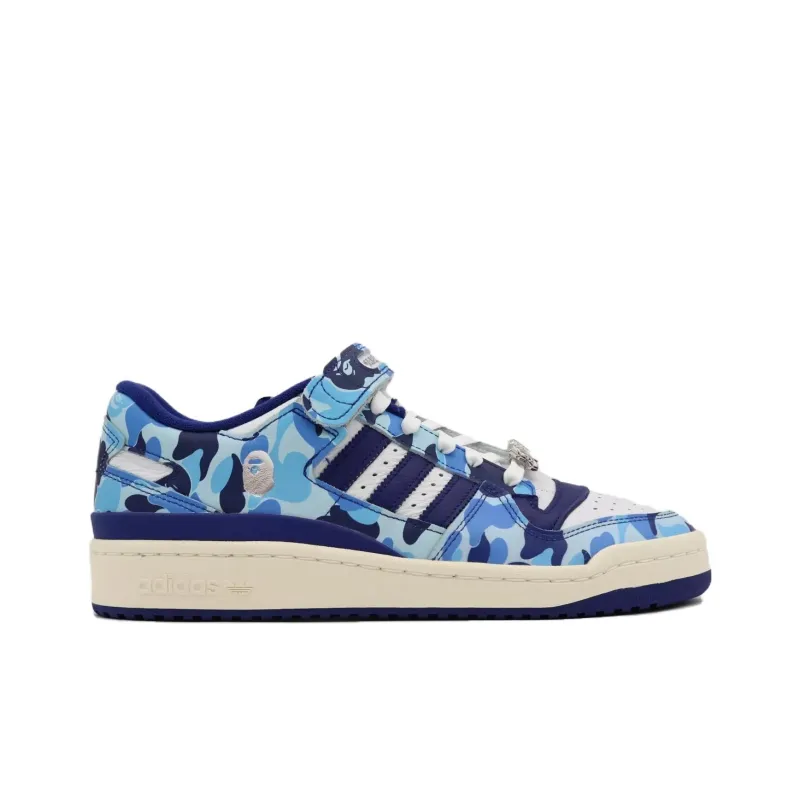 Adidas Forum 84 Low Bape 30th Anniversary Blue Camo-1