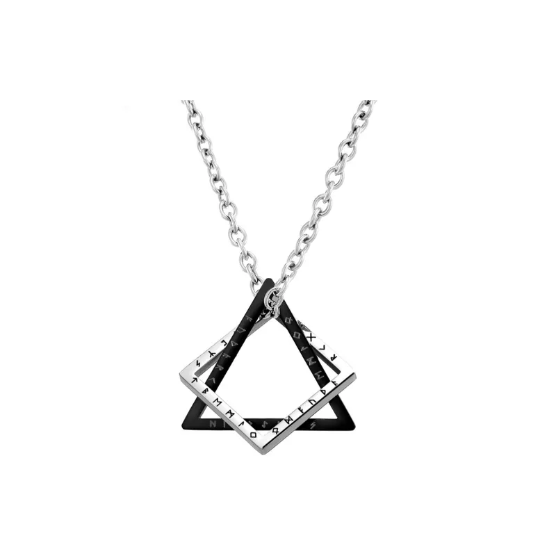 Sanpowa Stainless Steel Necklaces Men's-0