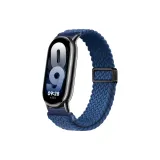 Magnetic Clasp-Woven Loop[Black Connector]Blue