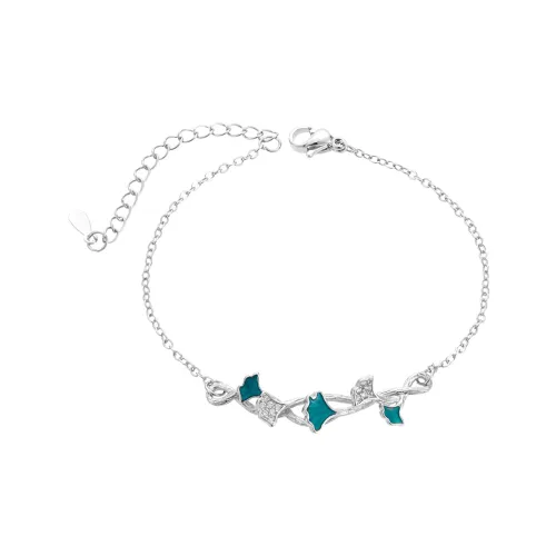 CLARKIA FLOWER 999 Fine Silver Necklaces Womens