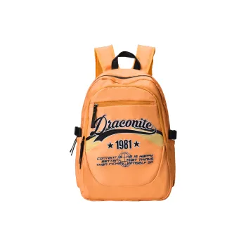 QRST Polyester Backpack Regular Unisex Orange