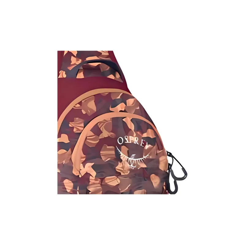 OSPREY Recycled Polyester Shoulder Bag Crossbody Bag Sling Bags Regular Unisex Red Print-2