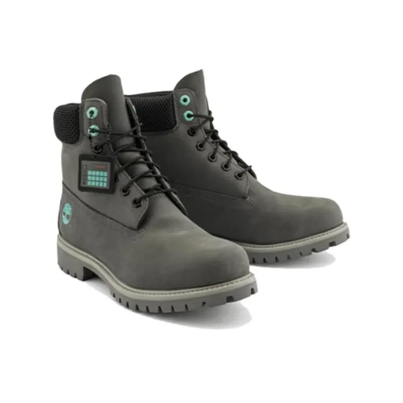 Timberland PREMIUM Crew Martin Boot Medium Heel Men's Gray-1