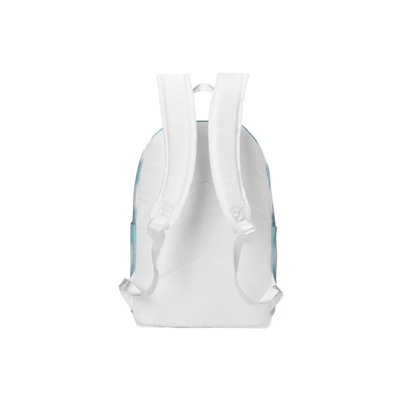 QRST Polyester Backpack Regular Unisex Blue White-2