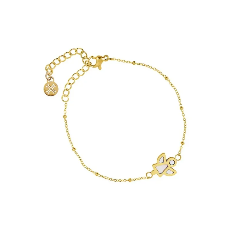 ANARTXY Surgical Steel Shell Bracelets Women's Gold/Silver-0