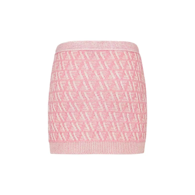 FENDI Casual Short Skirts Women's Pink-1