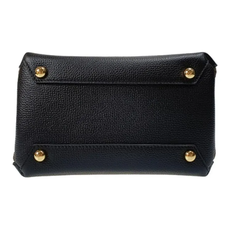Burberry The Banner Series Leather Shoulder Bag Crossbody Bag Handbag Mini Women's Black-4