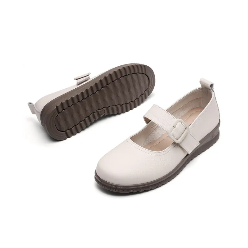 Strongman 3515 Women's Casual Shoes Black Beige White-9