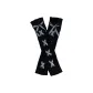 Black White Lace-Up Black Shoe Liners