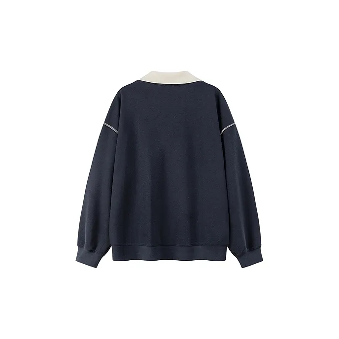 CHUU Sweatshirts Women's Navy Blue-1