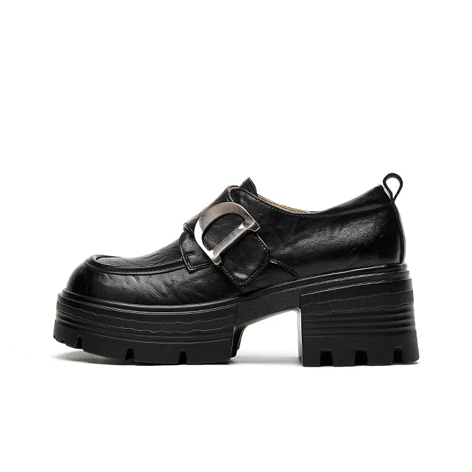 DAPHNE Chunky Heel High Heels 6.5cm Women's-0