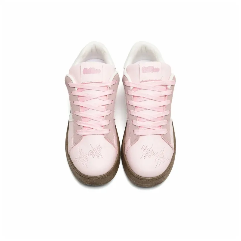 Teddy Bear Collection Coverage Slip Resistant And Abrasion Resistant Low Top Skateboard Shoes Women's-26