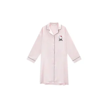 GUKOO x Hello Kitty Nightgown Women's Light Mist Pink