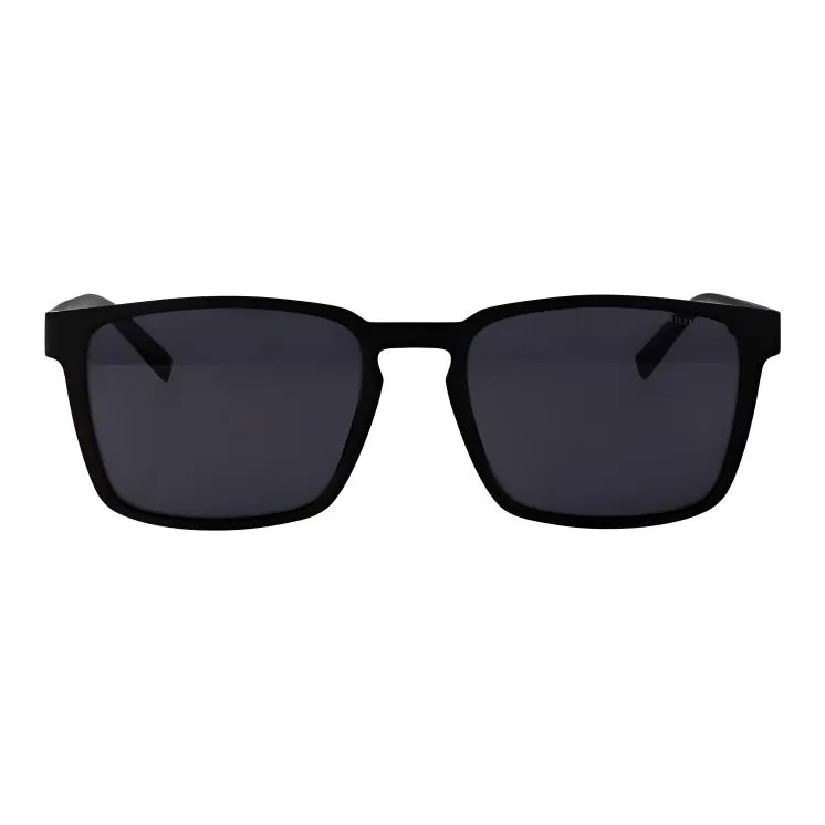 Tommy Hilfiger Plastic Rectangular Sunglasses Men's Black-1
