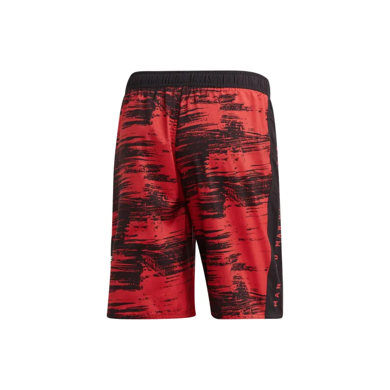 Adidas Manchester United Swimming Shorts Men's Red-1