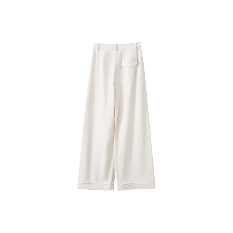 XIANGYING Jeans Women's Beige-1