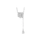 925 Sterling Silver Serpent Small Round Pendant Necklace