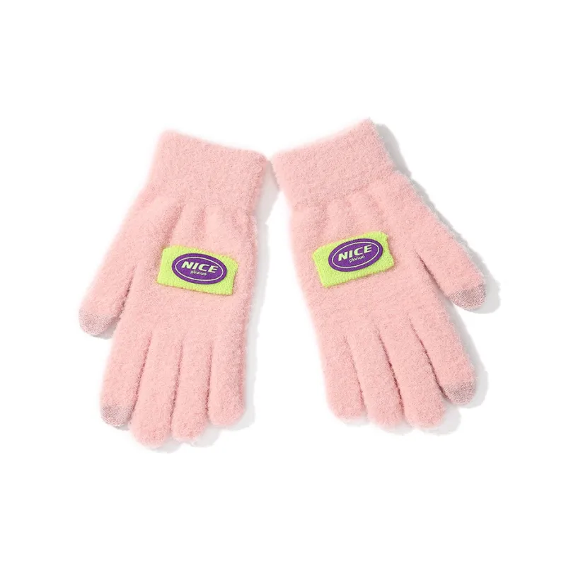 Shizhu Polyester Knit Gloves Women's-2