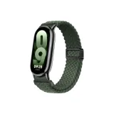 Magnetic Clasp-Woven Loop[Black Connector]Olive Green